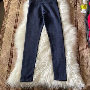 Athleta Girl Polartec Navy Tights